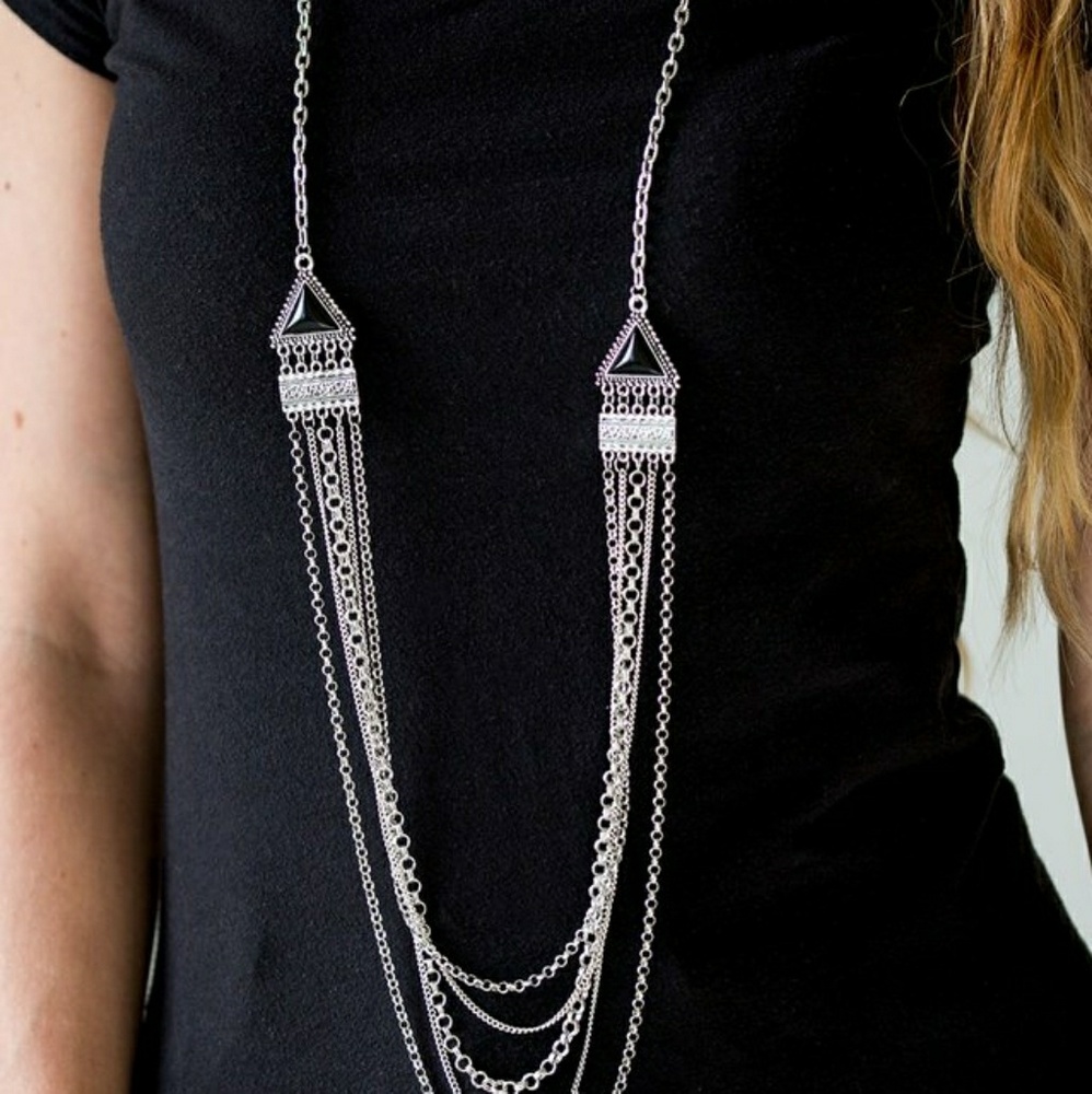 2 for $13 Silver Multi Layer Necklace